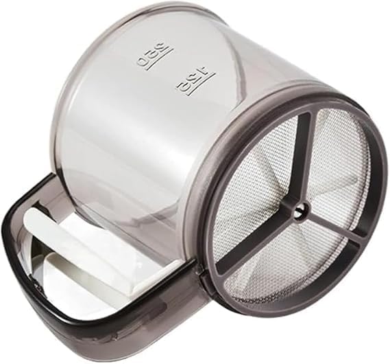 Plastic flour sifter